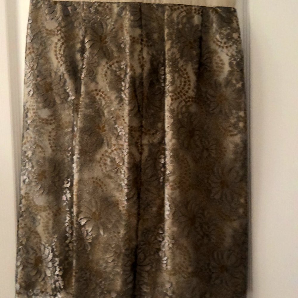 Vintage 1970's Bill Blass Lace Overlay Skirt Size 10